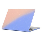 MacBook Hard Shell Case - Glitter Opaque Gradient ( Blue-Pink )