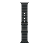 49mm Black Ocean Band - Natural Titanium Finish