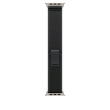 49mm Black Trail Loop - S/M - Natural Titanium Finish