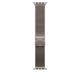 49mm Natural Titanium Milanese Loop - Medium