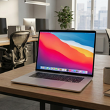 MacBook Pro A1707 2017 -15 Inch Intel Core i7 2.8GHz 16GB DDR4 256GB SSD Radeon_Pro_555 2GB GDDR5 SILVER ( Device No.:703 )