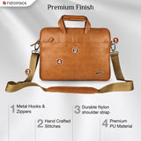 Neopack Leather Sleeve Bag for all 13.3-inch Laptops & MacBook - Tan