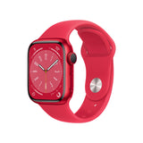 Apple Watch Series 8 GPS 41mm (PRODUCT)RED Aluminium Case with (PRODUCT)RED Sport Band - Regular