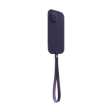 Apple Leather Sleeve with MagSafe for iPhone 12 | 12 Pro - Deep Violet