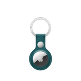 AirTag Leather Key Ring - Forest Green