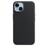 iPhone 14 Leather Case with MagSafe - Midnight