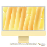 24-inch iMac with Retina 4.5K display: Apple M4 chip with 8-core CPU and 8-core GPU, 256GB SSD - Yellow