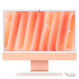 24-inch iMac with Retina 4.5K display: Apple M4 chip with 10-core CPU and 10-core GPU, 256GB SSD - Orange