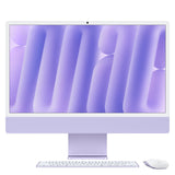 24-inch iMac with Retina 4.5K display: Apple M4 chip with 10-core CPU and 10-core GPU, 512GB SSD - Purple