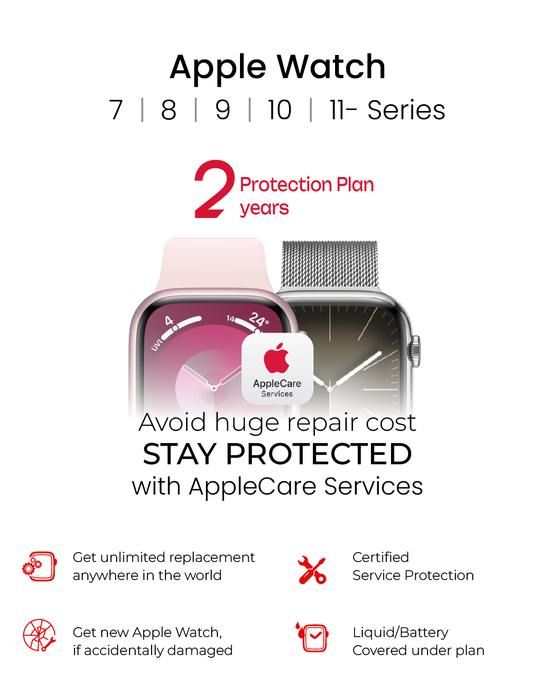 Watch Series 7 | 8 | 9 | 10 - Apple Care Services