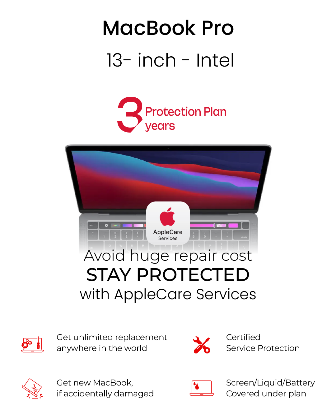 MacBook Pro 13" (Intel) - Apple Care Services