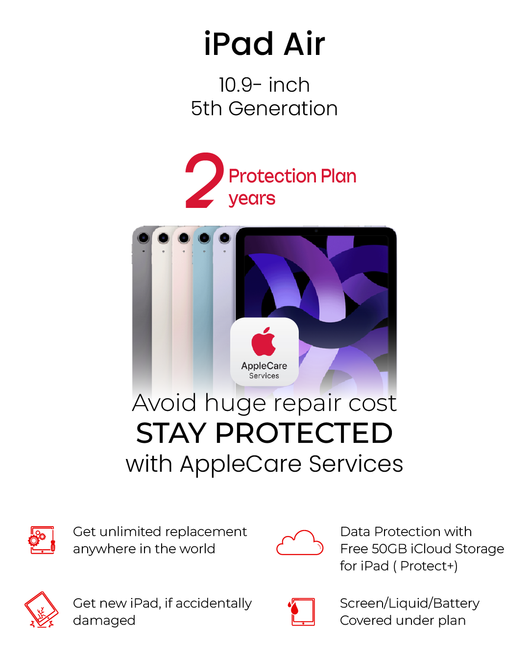 iPad Air 10.9 (5th Gen) - Apple Care Services