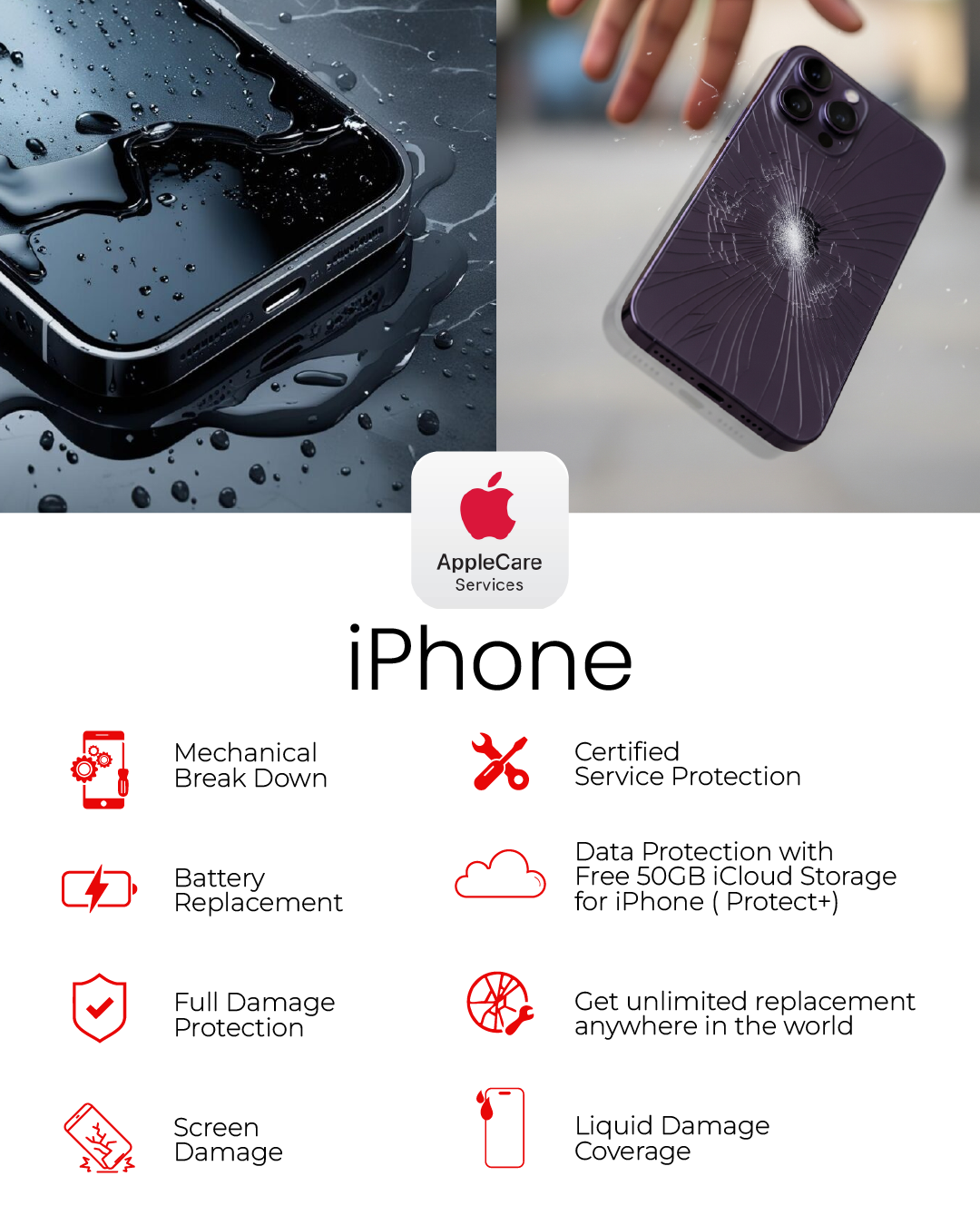 iPhone 14 | 15 | 16 | 17/Air - Pro & Pro Max Series - Apple Care Services