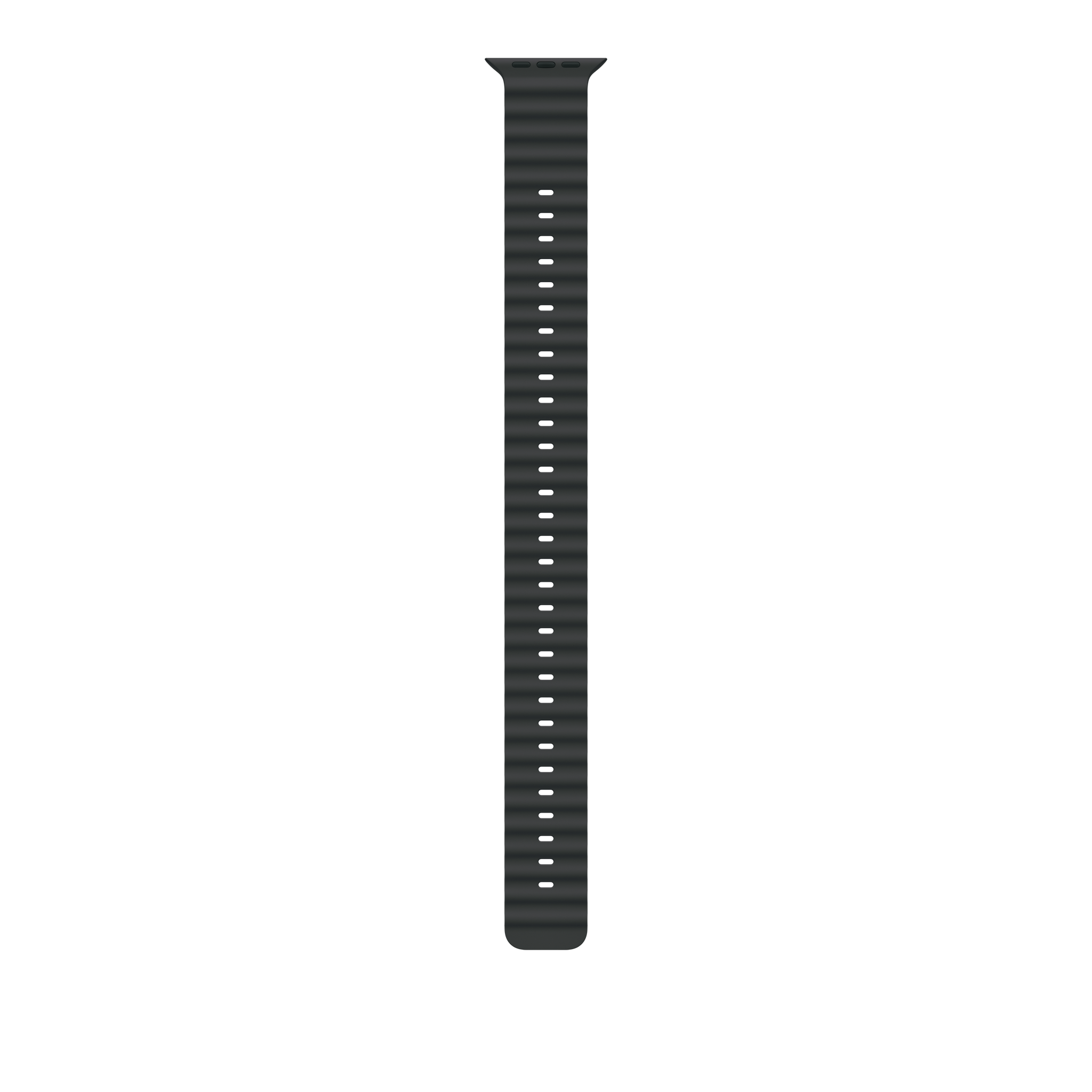 49mm Black Ocean Band Extension - Natural Titanium Finish