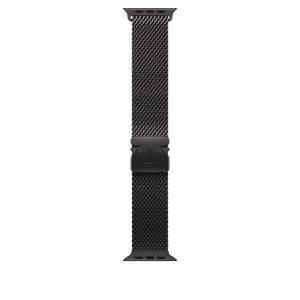 49mm Black Titanium Milanese Loop - Medium