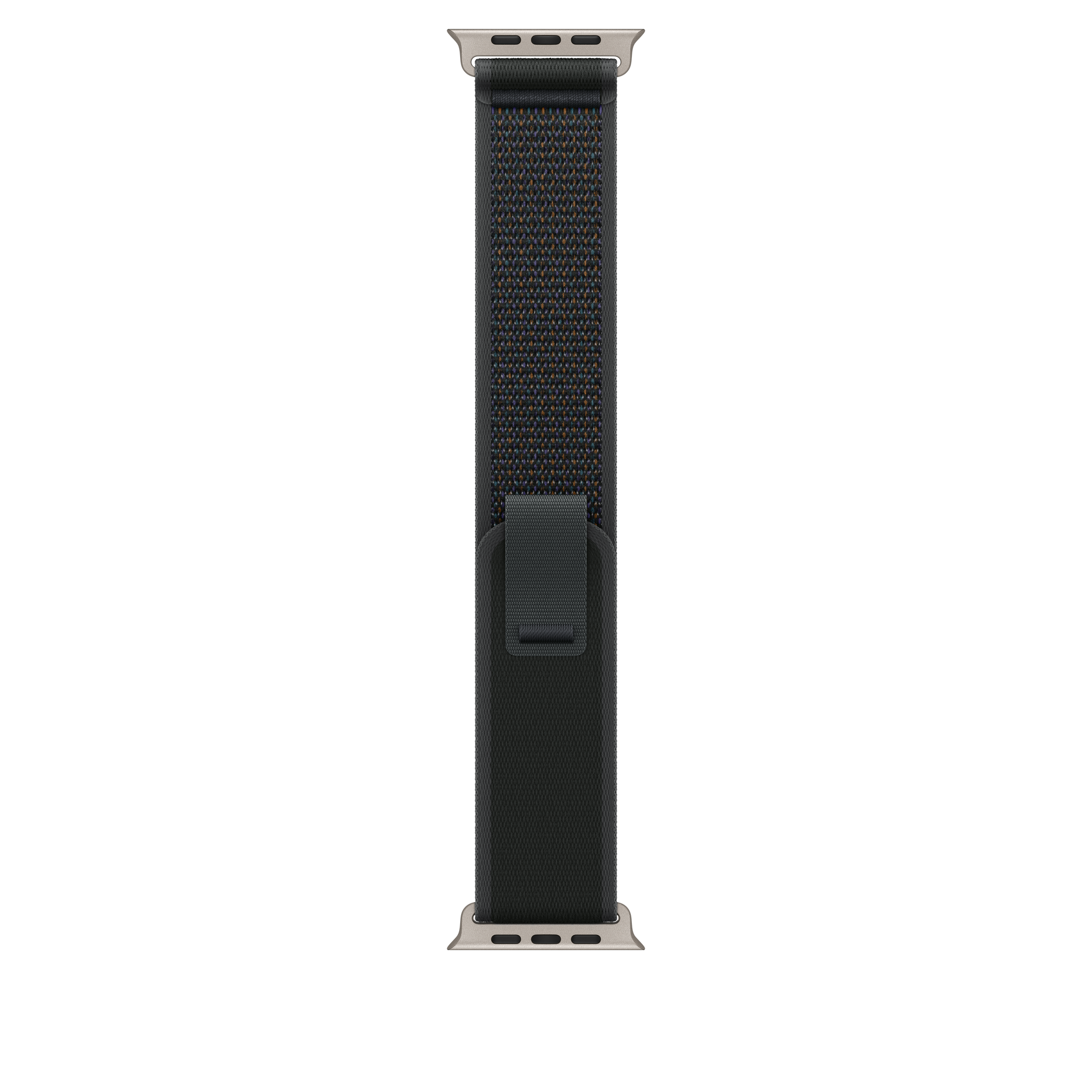 49mm Black Trail Loop - S/M - Natural Titanium Finish