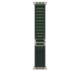 49mm Dark Green Alpine Loop - Small - Natural Titanium Finish