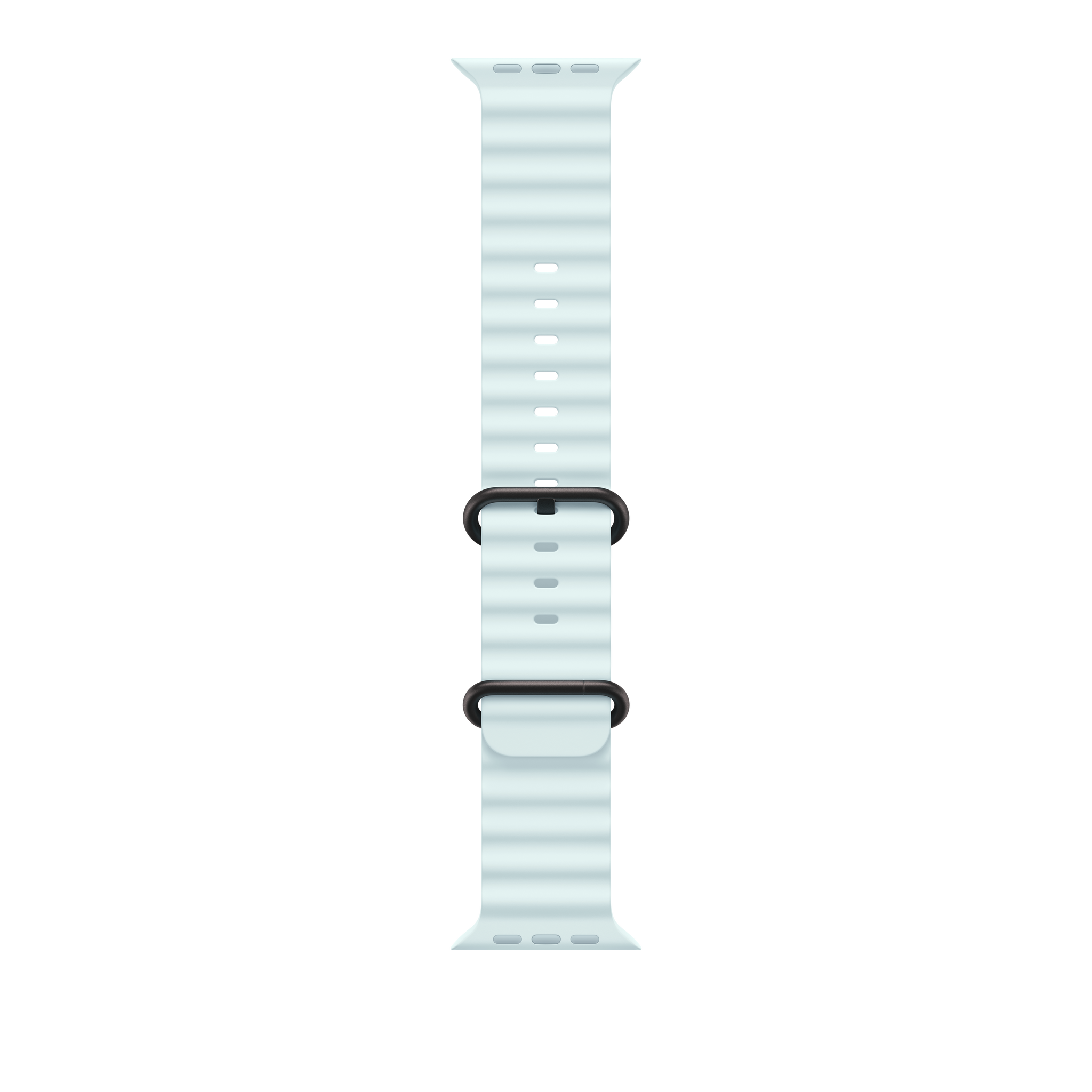 49mm Ice Blue Ocean Band - Black Titanium Finish