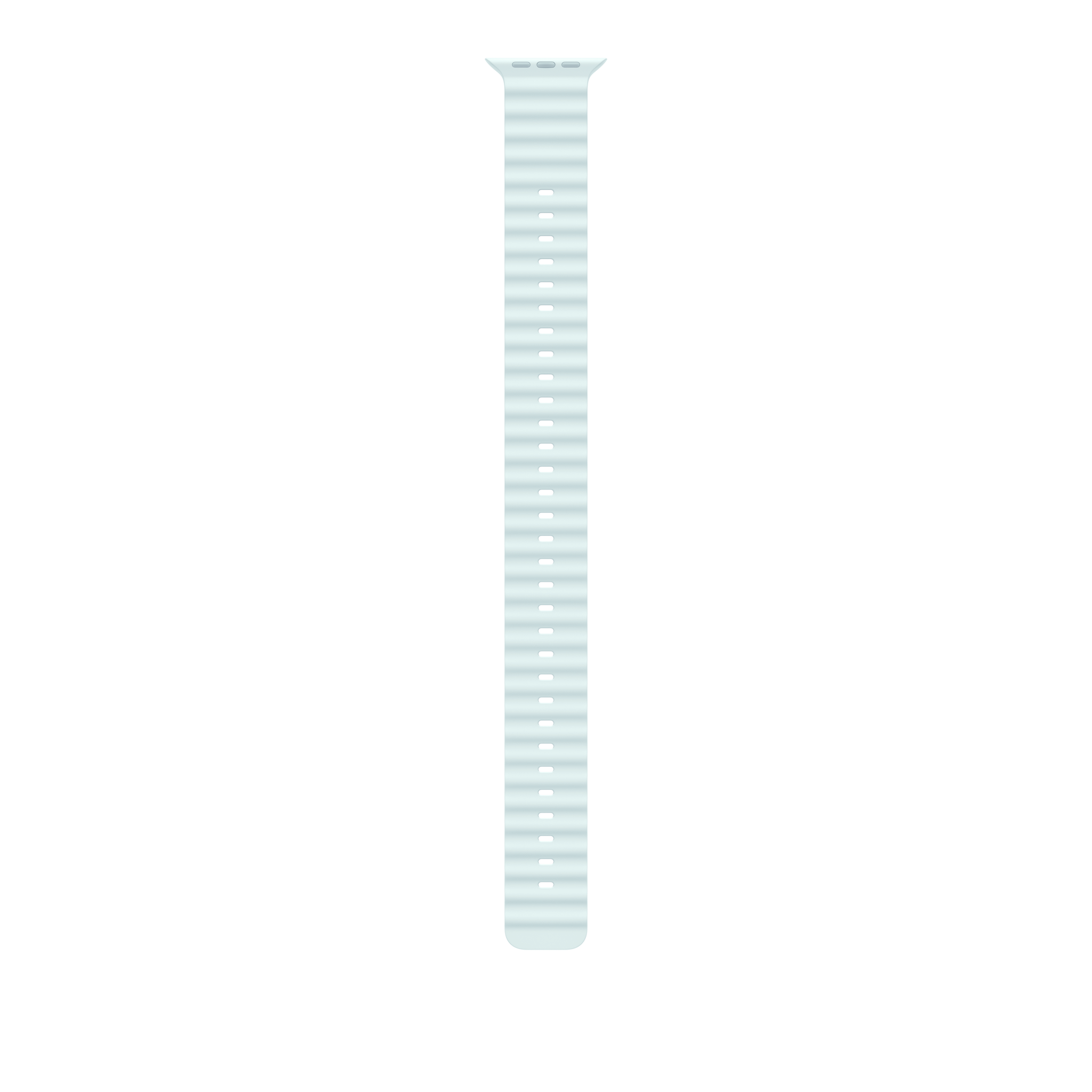 49mm Ice Blue Ocean Band Extension - Black Titanium Finish