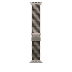 49mm Natural Titanium Milanese Loop - Small