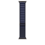 49mm Navy Alpine Loop - Medium - Black Titanium Finish