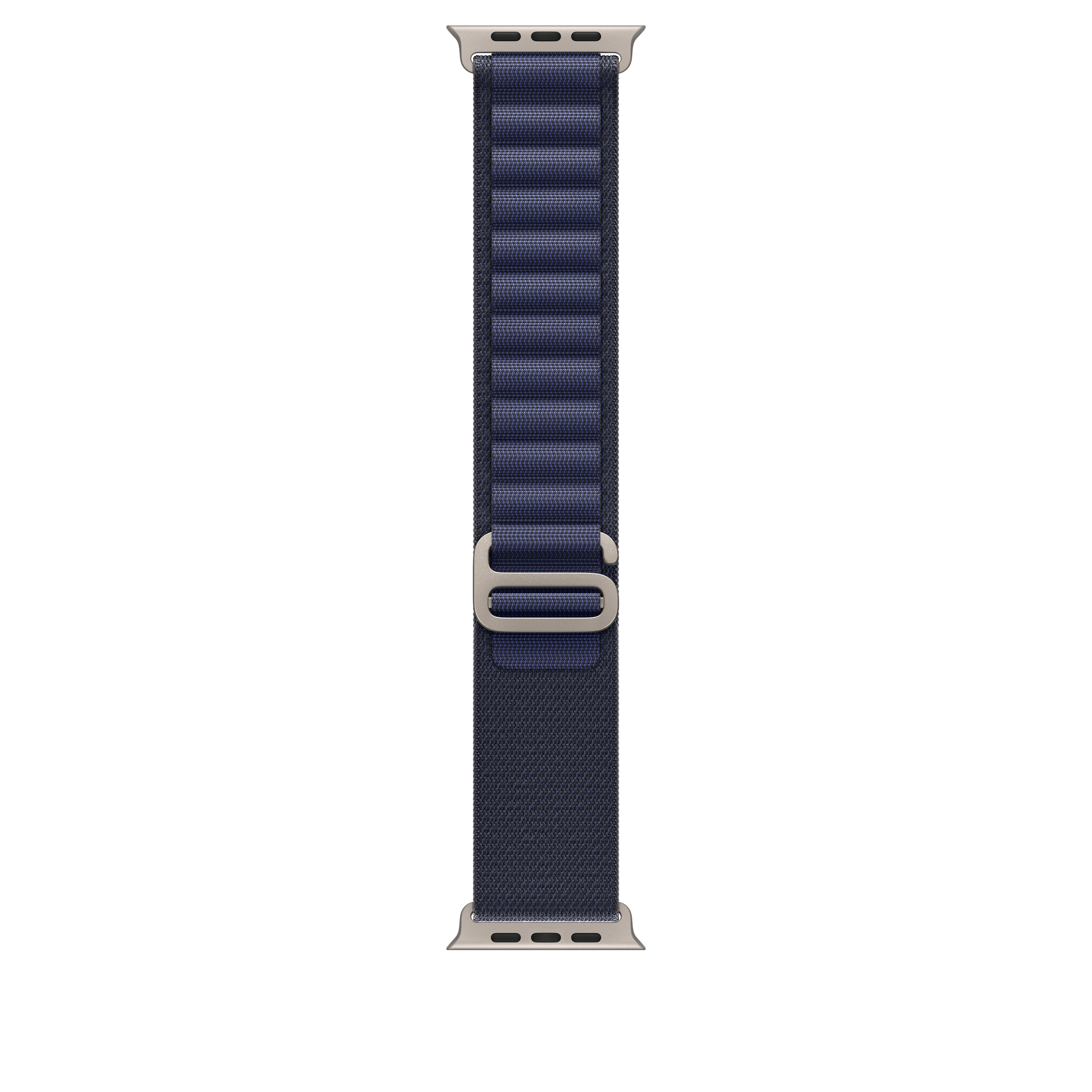 49mm Navy Alpine Loop - Small - Natural Titanium Finish