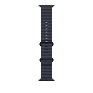 49mm Navy Ocean Band - Black Titanium Finish