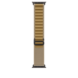 49mm Tan Alpine Loop - Medium - Black Titanium Finish
