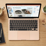 MacBook Air A1932 2018 13 INCH Intel Core_i5 8GB LPDDR3 128GB SSD Intel Rose Gold  ( Device No.:705 )