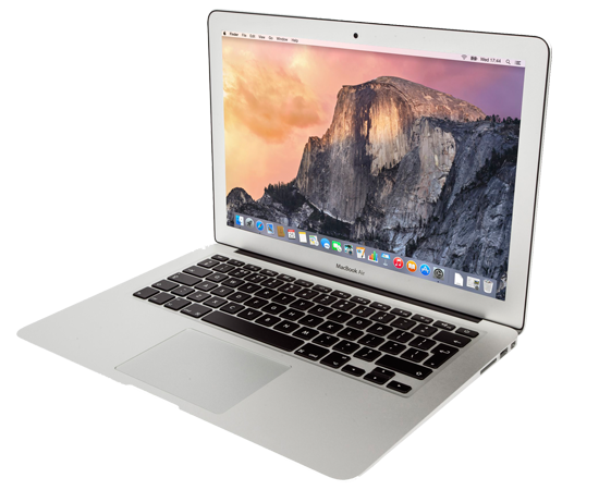 MacBook Air A1465 2015 Intel Core_i5_1.6GHz 4GB LPDDR3 128GB SSD Intel_HD_Graphics_6000 ~1.5_GB Silver