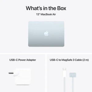 Apple MacBook Air M4 | 13 inch | Apple M4 chip with 10-core CPU, 10-core GPU, 16‑core Neural Engine