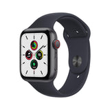 Apple Watch SE GPS + Cellular, 44mm Space Grey Aluminium Case with Midnight Sport Band - Regular