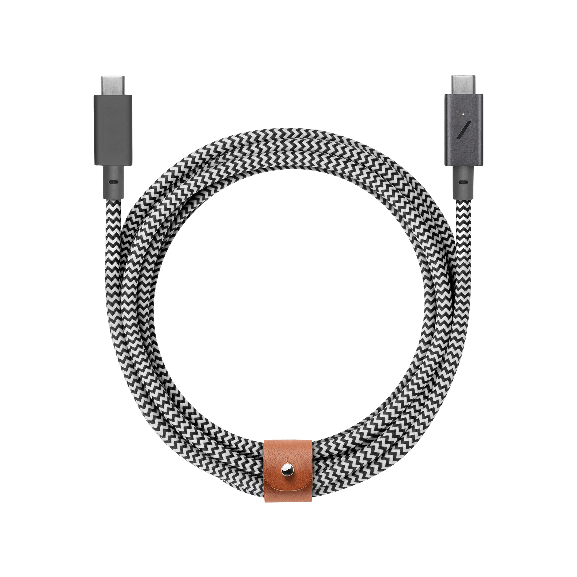 NATIVE UNION Belt Cable type-C-C - Zebra (1.2 m)