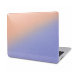MacBook Hard Shell Case - Glitter Opaque Gradient ( Blue-Pink )