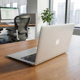 MacBook Air A1466 2017 13 Inch Intel Core_i5 1.3GHz 8_GB DDR3L 256_GB SSD Intel HD Graphics 5000 ~1.5GB SILVER ( Device No.:718 )