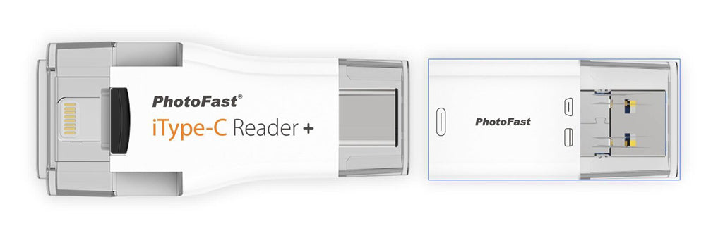 PhotoFast iType-C Reader iOS microSD Card Reader - White