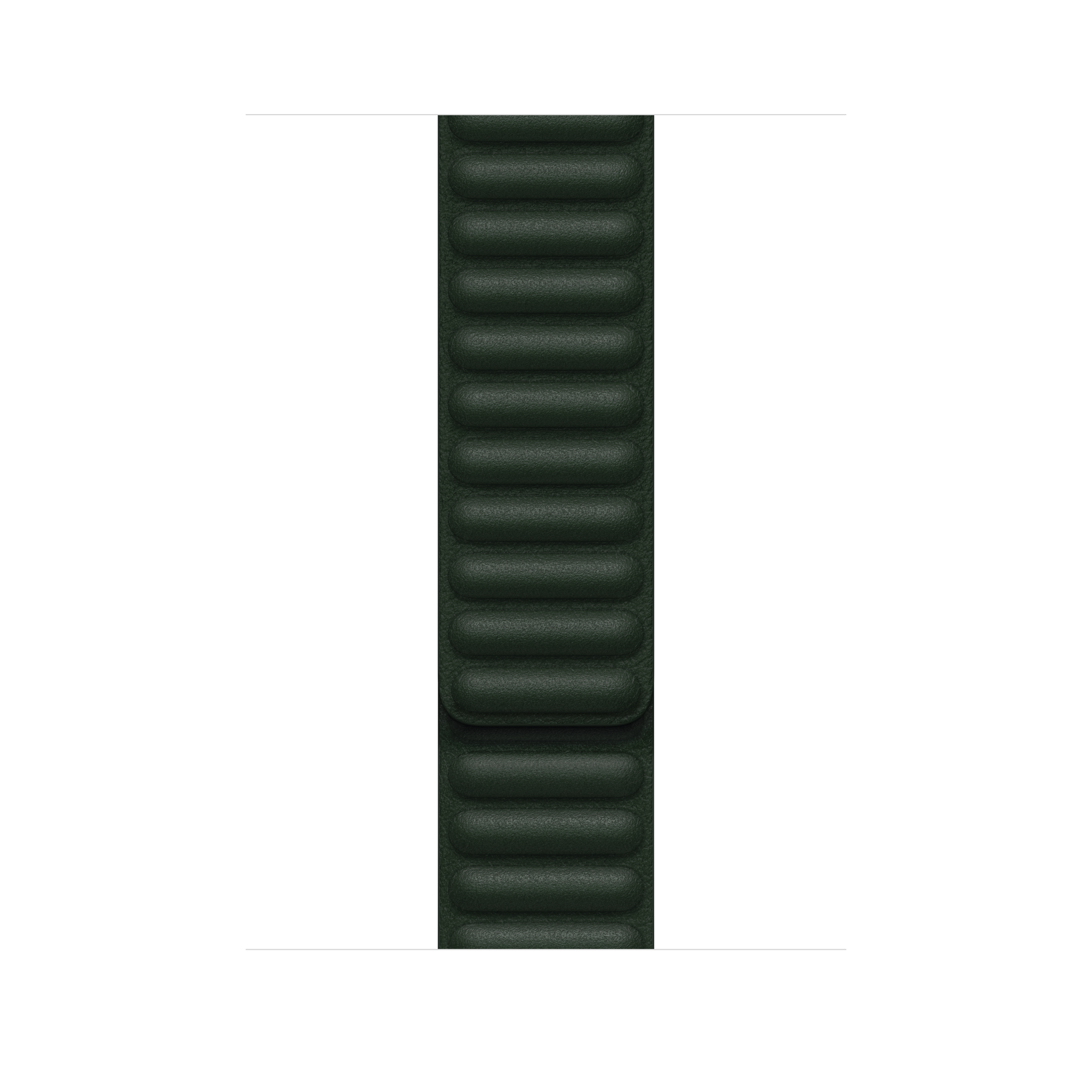 45mm Sequoia Green Leather Link - S/M