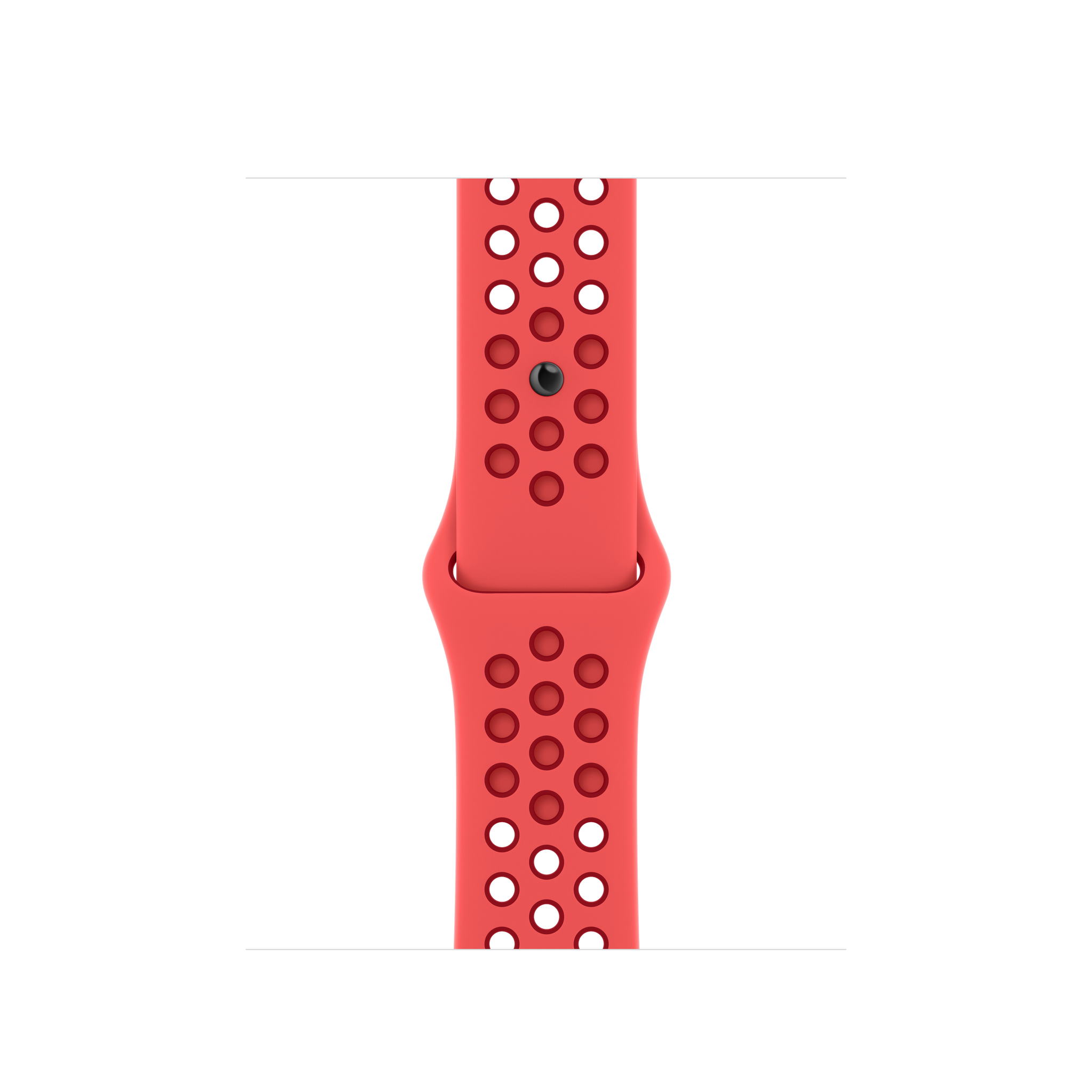 41mm Bright Crimson/Gym Red Nike Sport Band
