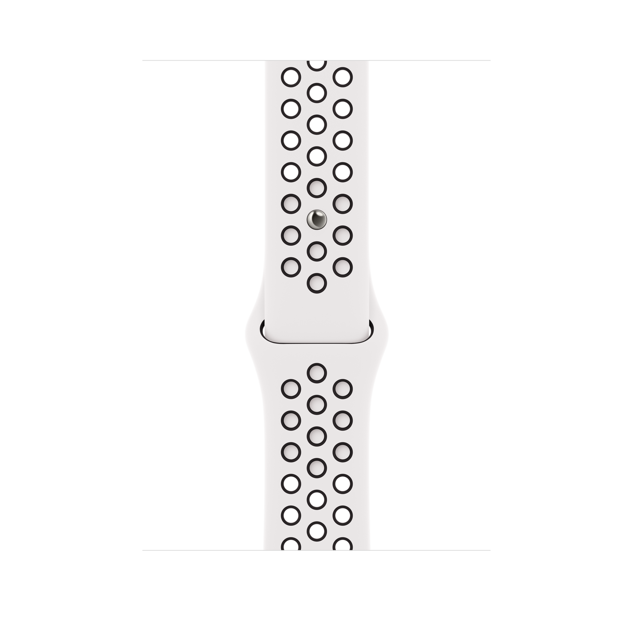 45mm Summit White/Black Nike Sport Band
