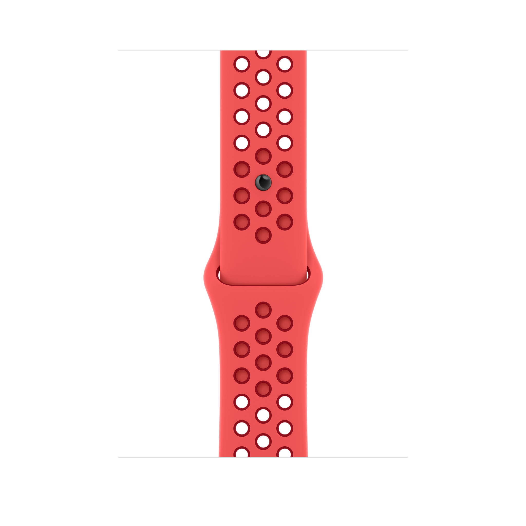45mm Bright Crimson/Gym Red Nike Sport Band