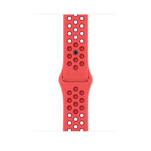 45mm Bright Crimson/Gym Red Nike Sport Band