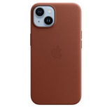 iPhone 14 Leather Case with MagSafe - Umber