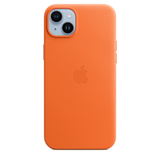 iPhone 14 Plus Leather Case with MagSafe - Orange