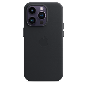 iPhone 14 Pro Leather Case with MagSafe - Midnight