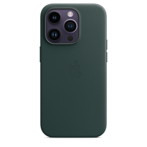 iPhone 14 Pro Leather Case with MagSafe - Forest Green