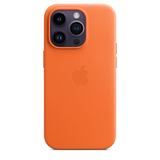 iPhone 14 Pro Leather Case with MagSafe - Orange