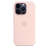 iPhone 14 Pro Silicone Case with MagSafe - Chalk Pink