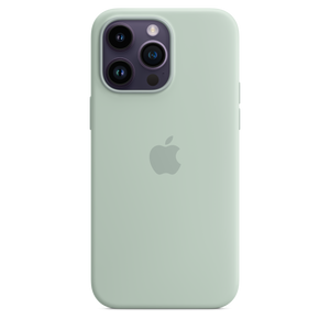 iPhone 14 Pro Max Silicone Case with MagSafe - Succulent
