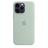 iPhone 14 Pro Max Silicone Case with MagSafe - Succulent