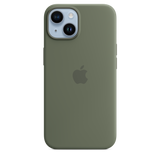 iPhone 14 Silicone Case with MagSafe - Olive